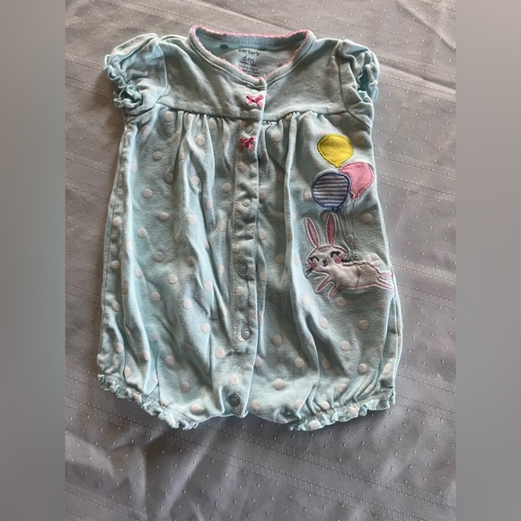 Lot of 6 summertime baby girl rompers or one pieces! - Picture 5 of 9